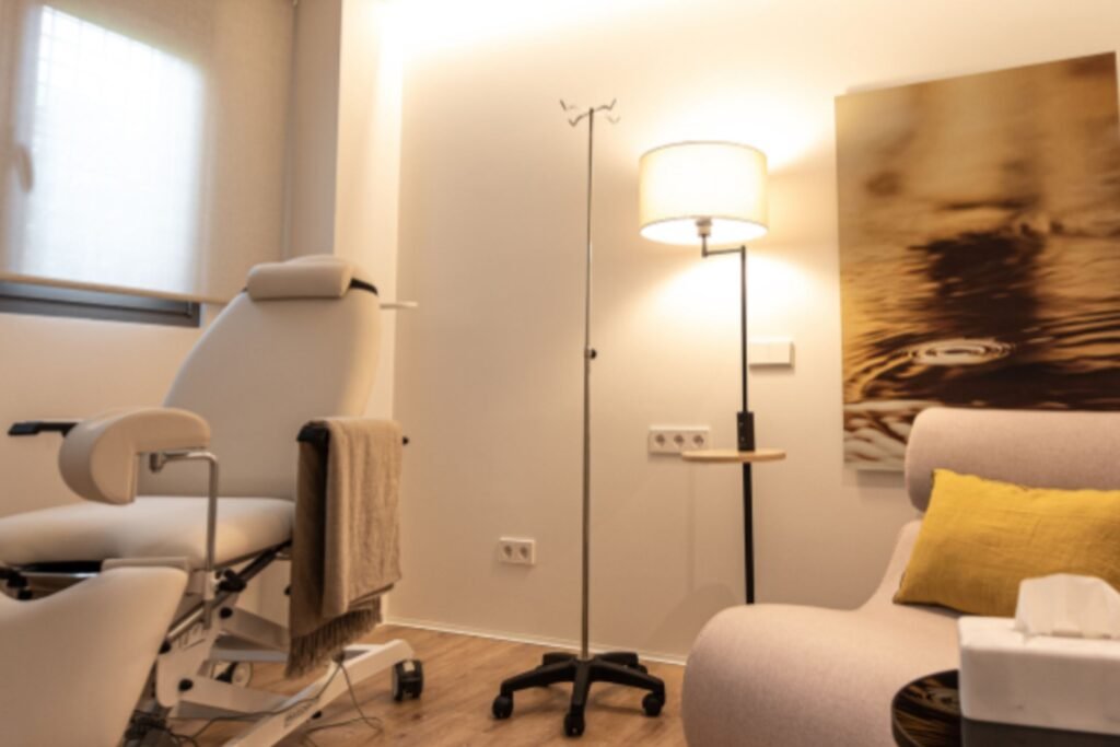Consultation and exam room for a personalized approach to infertility treatment